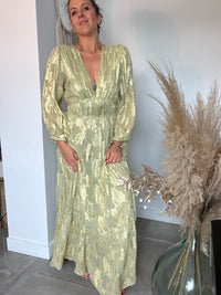 Robe longue ADELE verte