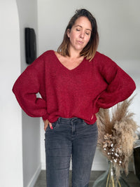 Pull ROMY bordeaux