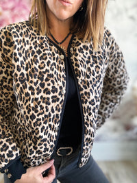 Veste LEO imprimé leopard