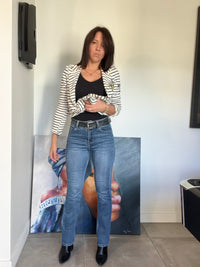 Jean straight fit CHARLY taille haute