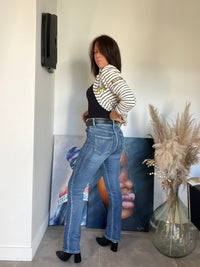 Jean straight fit CHARLY taille haute