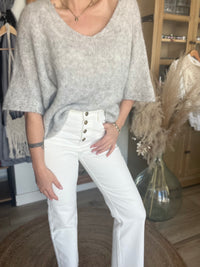 Pantalon FRENCHY blanc